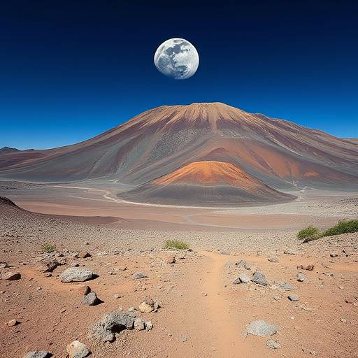 Paisaje lunar del Parque Nacional del Teide en Tenerife